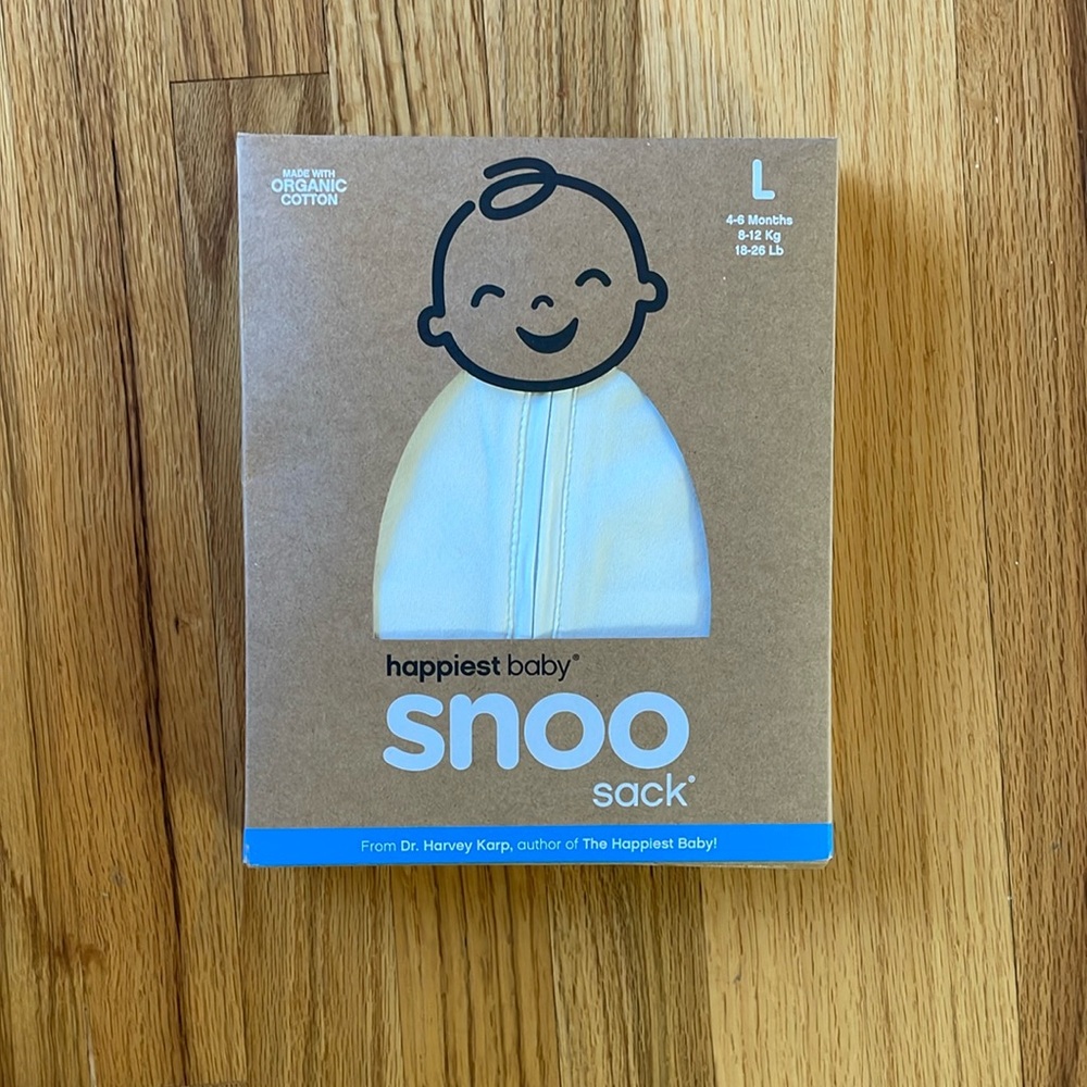New in box White Snoo Sack